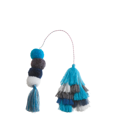 Bogg Bag Bauble - Ocean Double Tassel