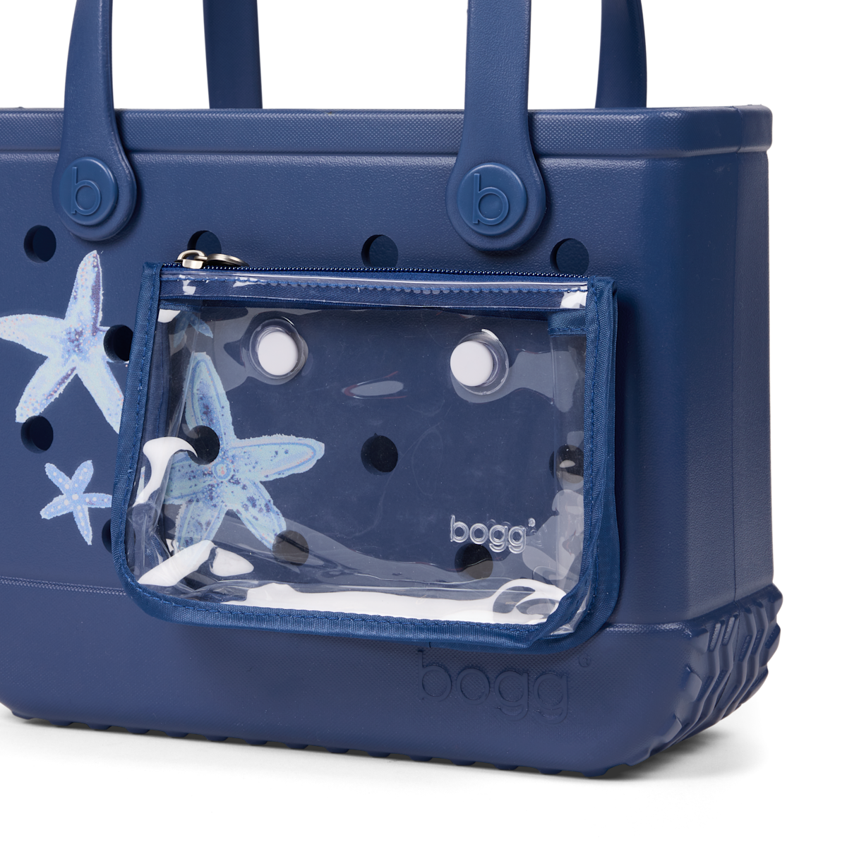 Bitty Bogg Bag - Dark Blue Multi Starfish - Image 5