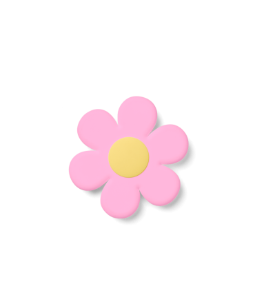 Bogg Bit - Pink Daisy