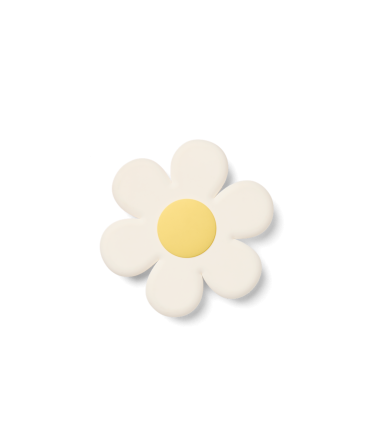 Bogg Bit - White Daisy