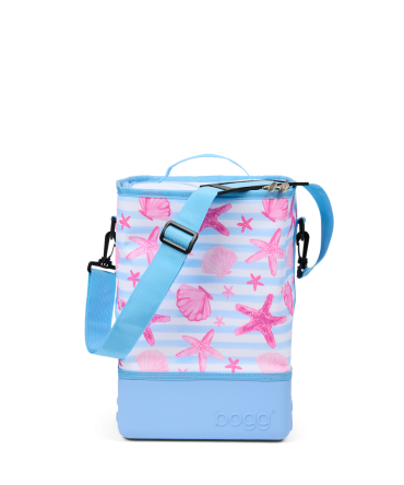 Bogg Brrr and a Half Cooler Insert - Blue Stripes & Pink Shells