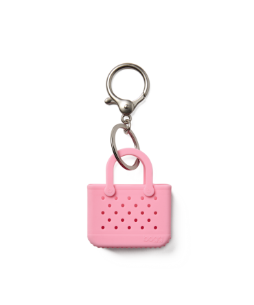 Tiny Tote Keychain - Blowing Pink Bubbles