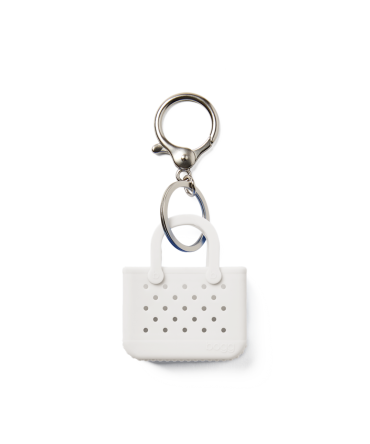 Tiny Tote Keychain - For Shore White