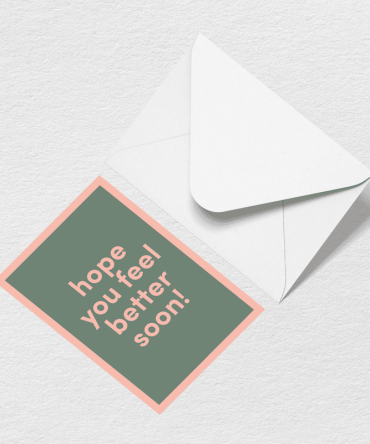 Feel Better Soon Greeting Card