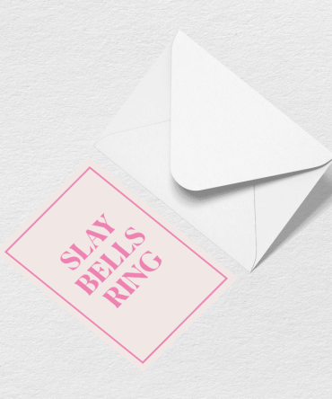 Slay Bells Greeting Card