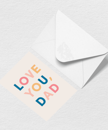 Father's Day Love You Dad Greeting Card