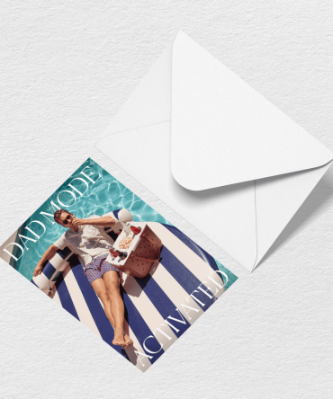 Father's Day Dad Mode Greeting Card
