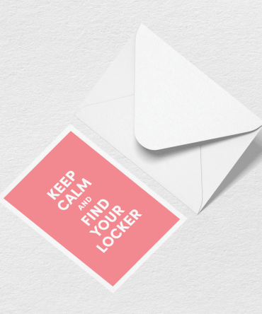 Keep Calm Greeting Card